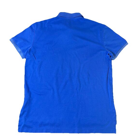 Polo Ralph Lauren Pima Interlock Shirt Men’s M Blue Lightweight Polo Pony Logo - Picture 5 of 6